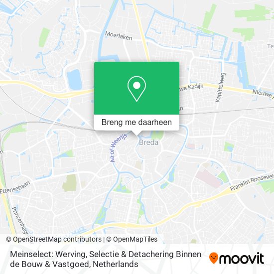 Meinselect: Werving, Selectie & Detachering Binnen de Bouw & Vastgoed kaart