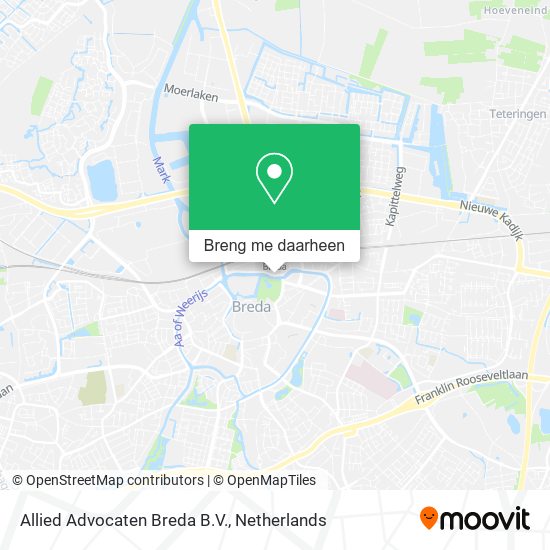 Allied Advocaten Breda B.V. kaart
