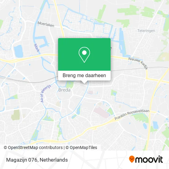 Magazijn 076 kaart