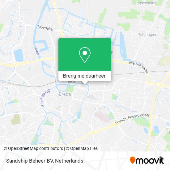 Sandship Beheer BV kaart