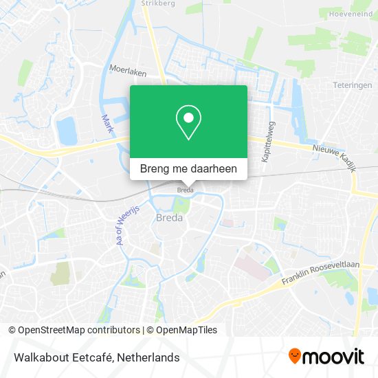 Walkabout Eetcafé kaart