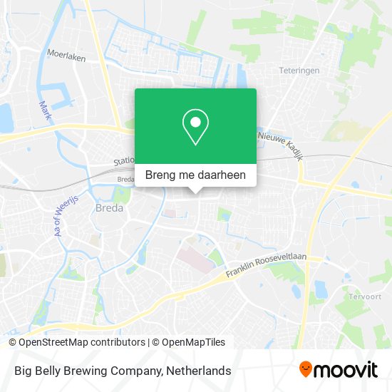 Big Belly Brewing Company kaart