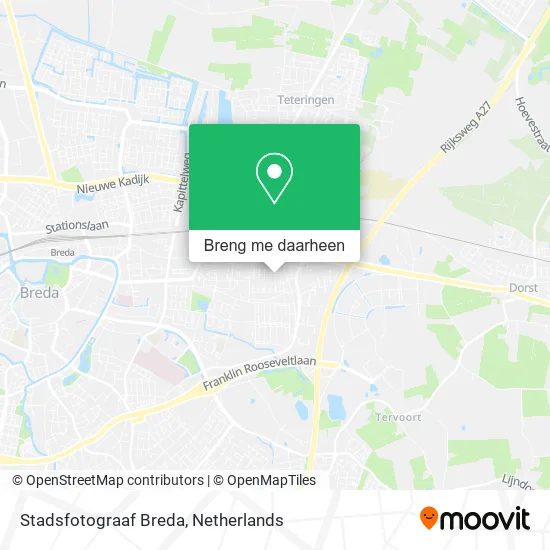 Stadsfotograaf Breda kaart