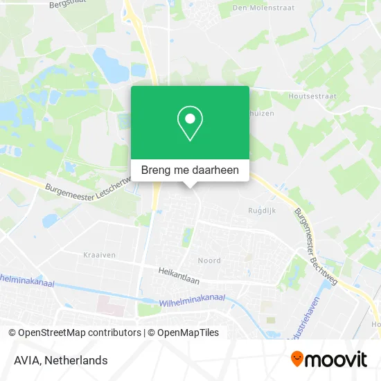 AVIA kaart
