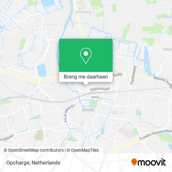 Opcharge kaart