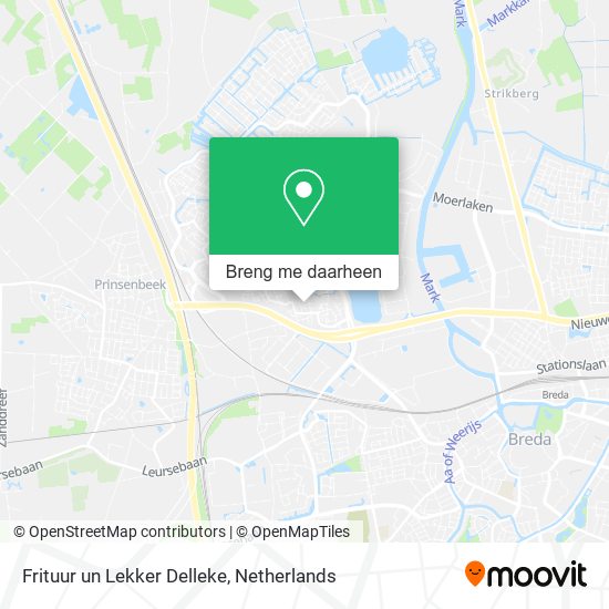 Frituur un Lekker Delleke kaart