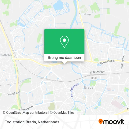 Toolstation Breda kaart