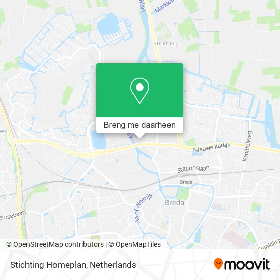 Stichting Homeplan kaart