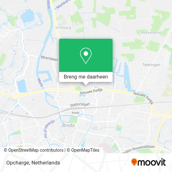 Opcharge kaart