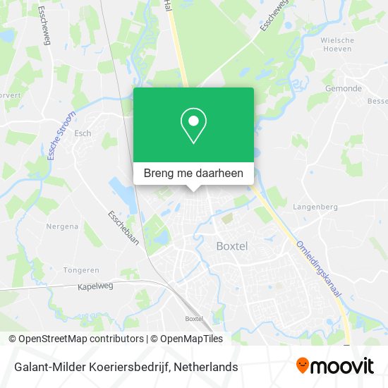 Galant-Milder Koeriersbedrijf kaart