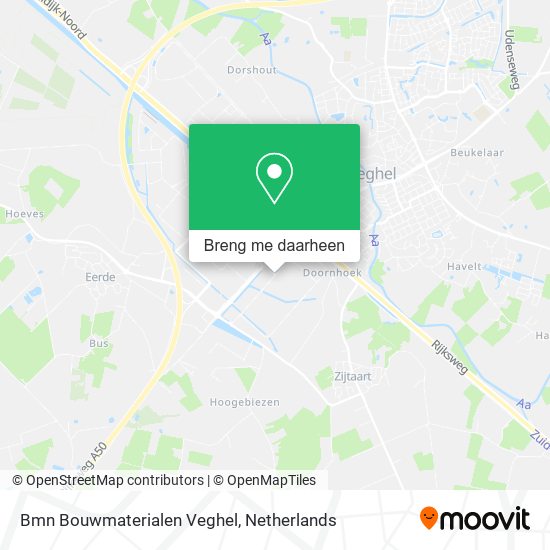 Bmn Bouwmaterialen Veghel kaart