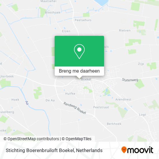 Stichting Boerenbruiloft Boekel kaart