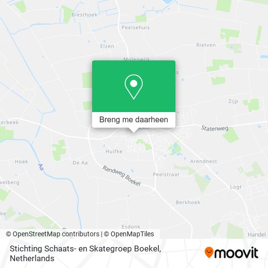 Stichting Schaats- en Skategroep Boekel kaart