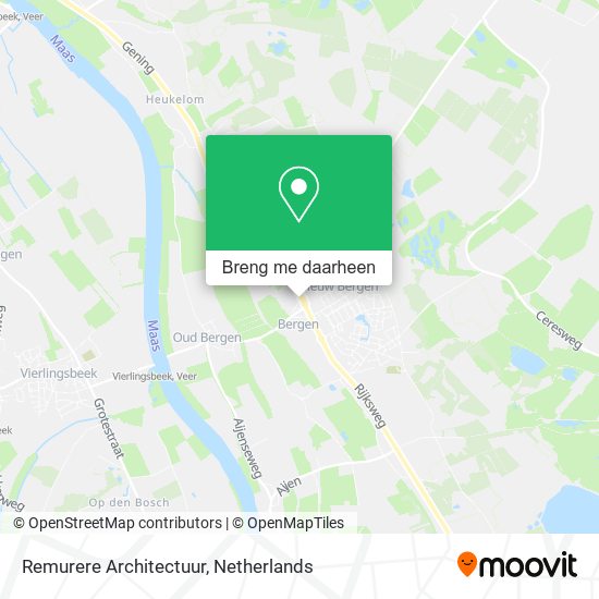 Remurere Architectuur kaart