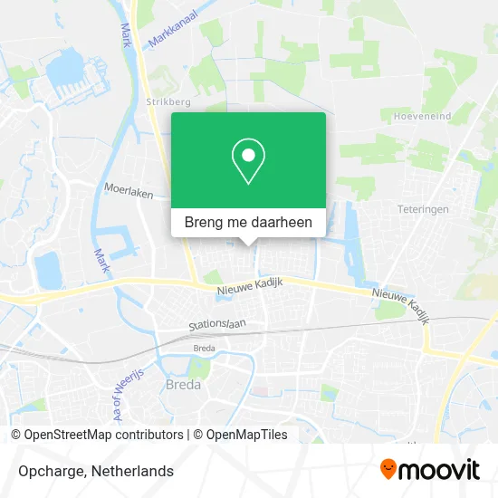 Opcharge kaart