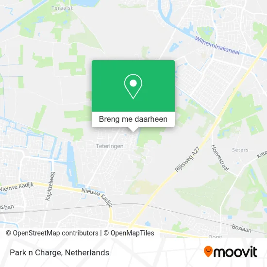 Park n Charge kaart