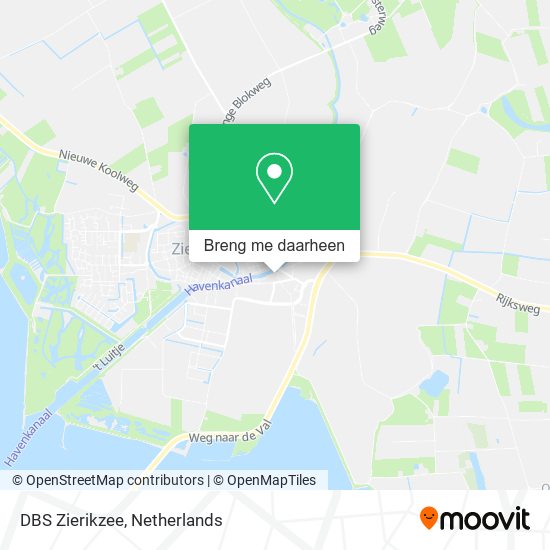 DBS Zierikzee kaart