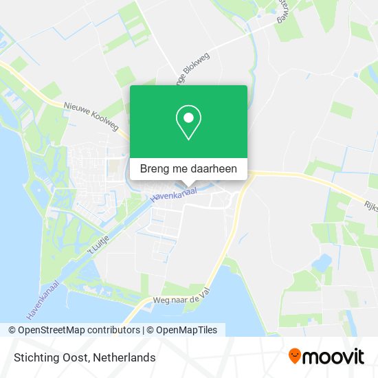 Stichting Oost kaart