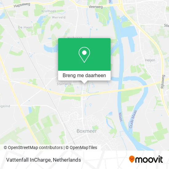 Vattenfall InCharge kaart