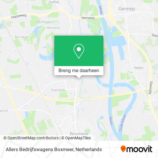 Allers Bedrijfswagens Boxmeer kaart