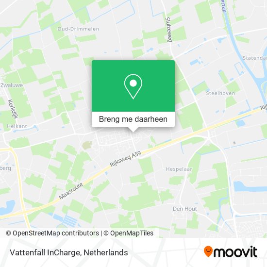 Vattenfall InCharge kaart