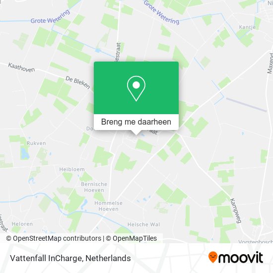 Vattenfall InCharge kaart