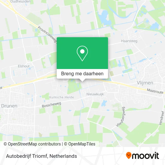 Autobedrijf Triomf kaart