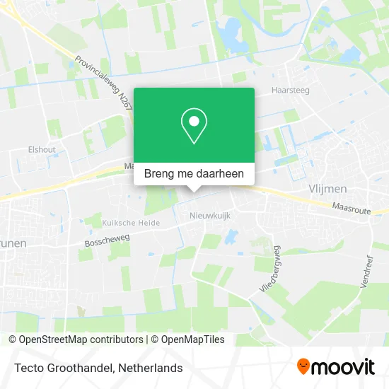 Tecto Groothandel kaart