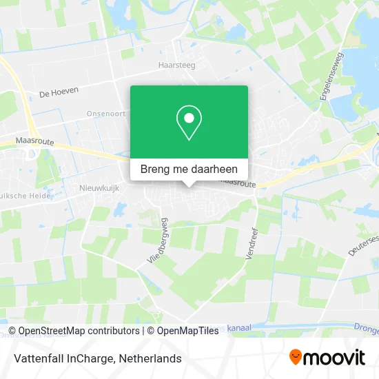 Vattenfall InCharge kaart