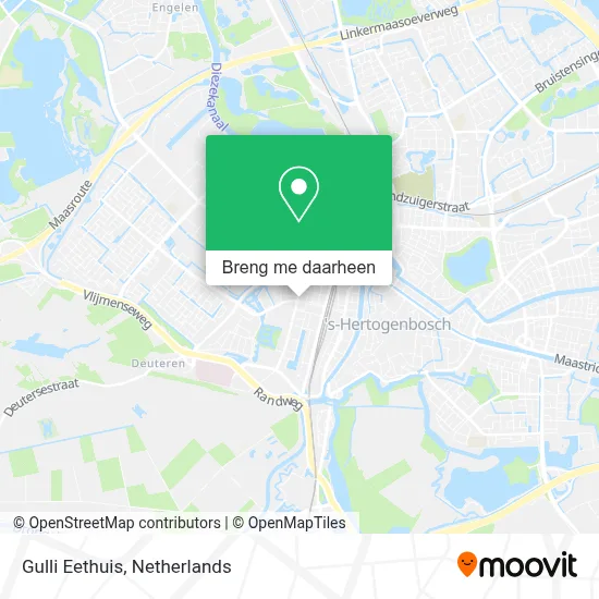 Gulli Eethuis kaart