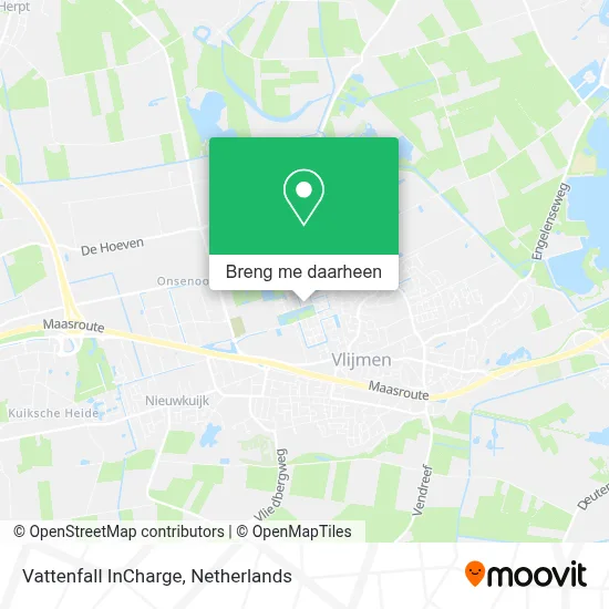 Vattenfall InCharge kaart