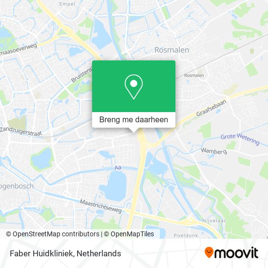 Faber Huidkliniek kaart