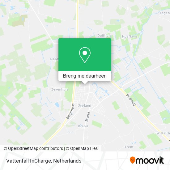 Vattenfall InCharge kaart