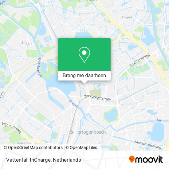 Vattenfall InCharge kaart