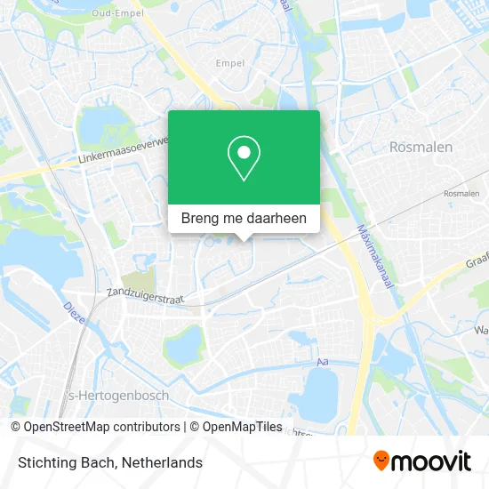 Stichting Bach kaart