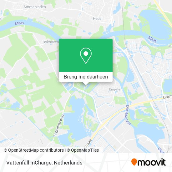 Vattenfall InCharge kaart