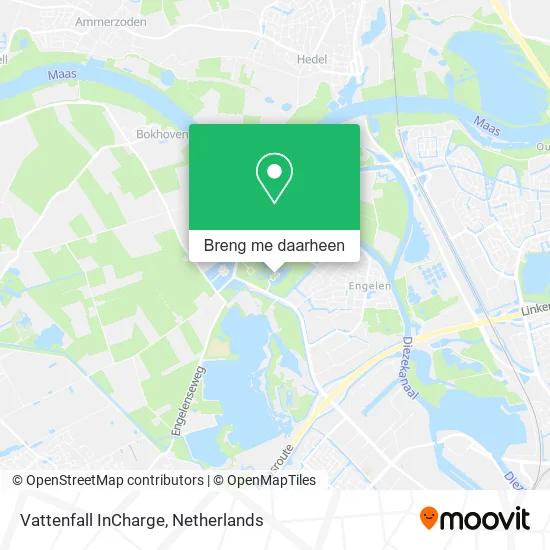 Vattenfall InCharge kaart