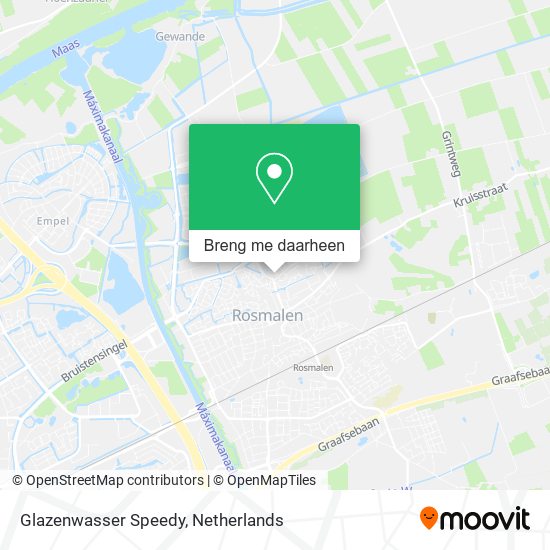 Glazenwasser Speedy kaart