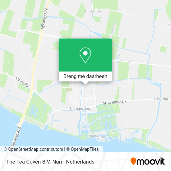 The Tea Coven B.V. Num kaart