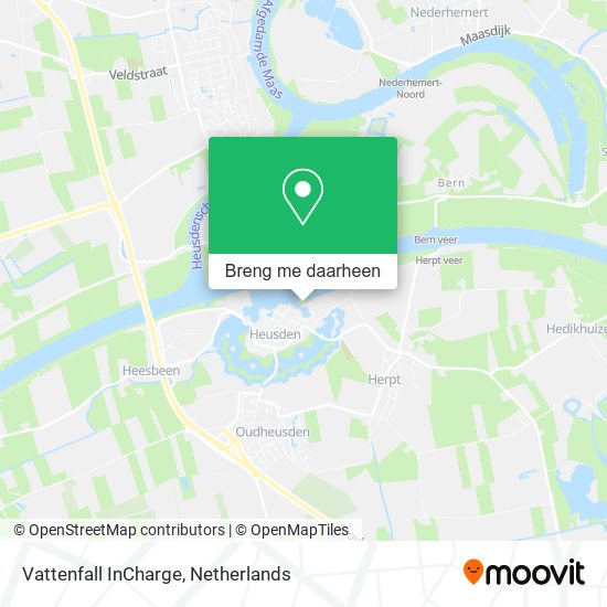 Vattenfall InCharge kaart