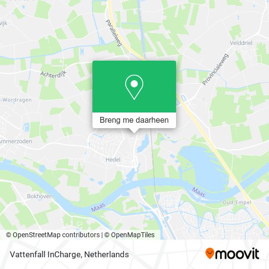 Vattenfall InCharge kaart