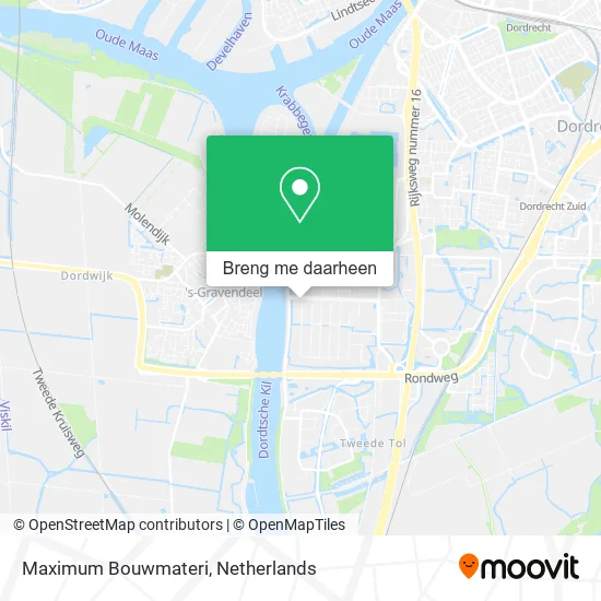 Maximum Bouwmateri kaart