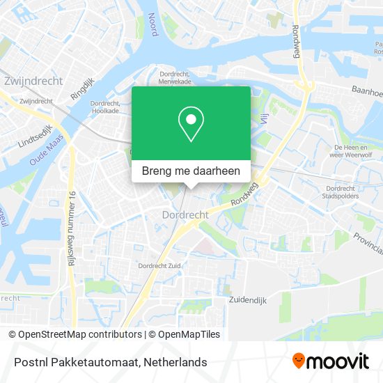 Postnl Pakketautomaat kaart