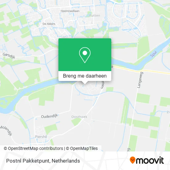 Postnl Pakketpunt kaart