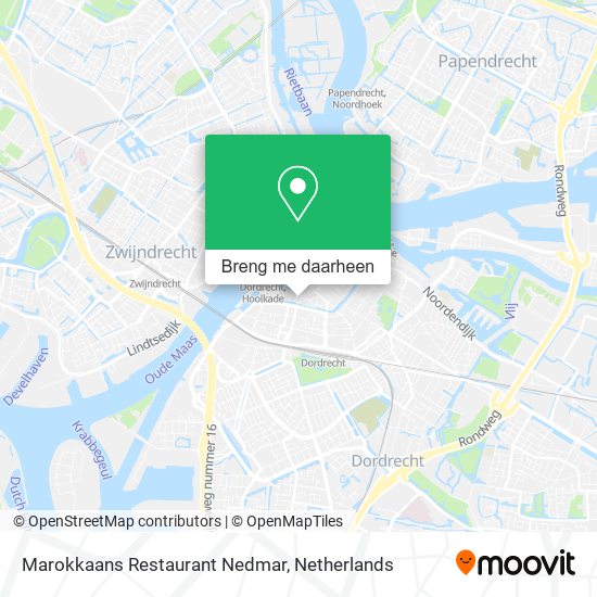 Marokkaans Restaurant Nedmar kaart