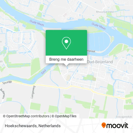 Hoekschewaards kaart