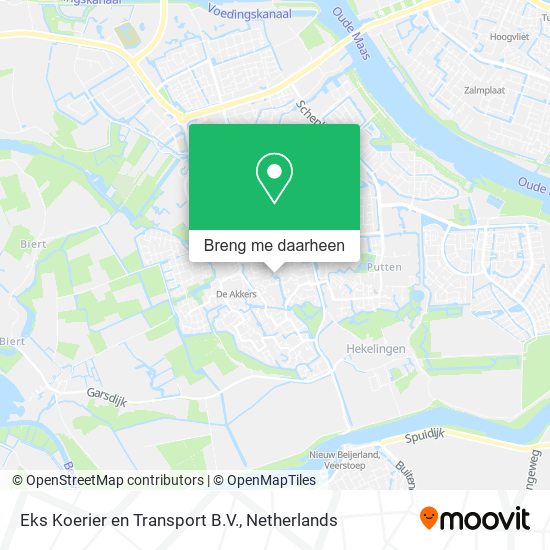 Eks Koerier en Transport B.V. kaart