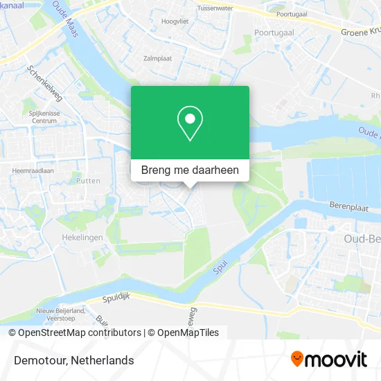Demotour kaart