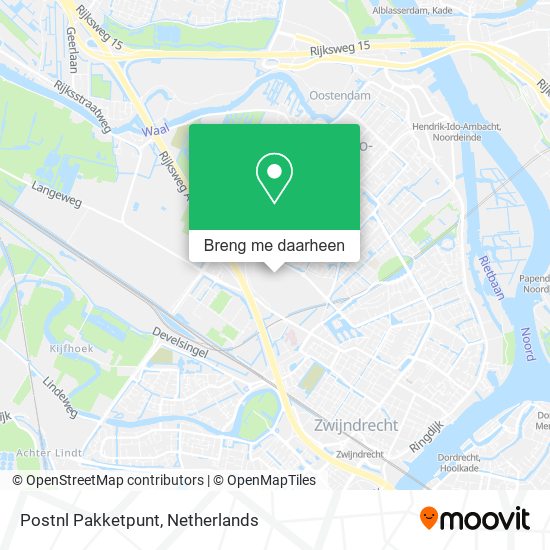 Postnl Pakketpunt kaart