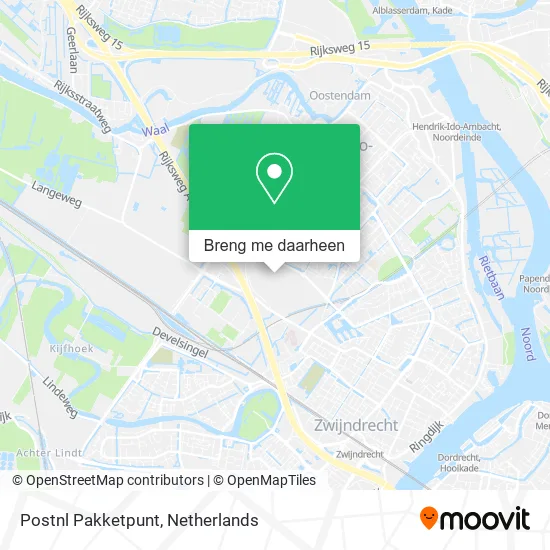 Postnl Pakketpunt kaart